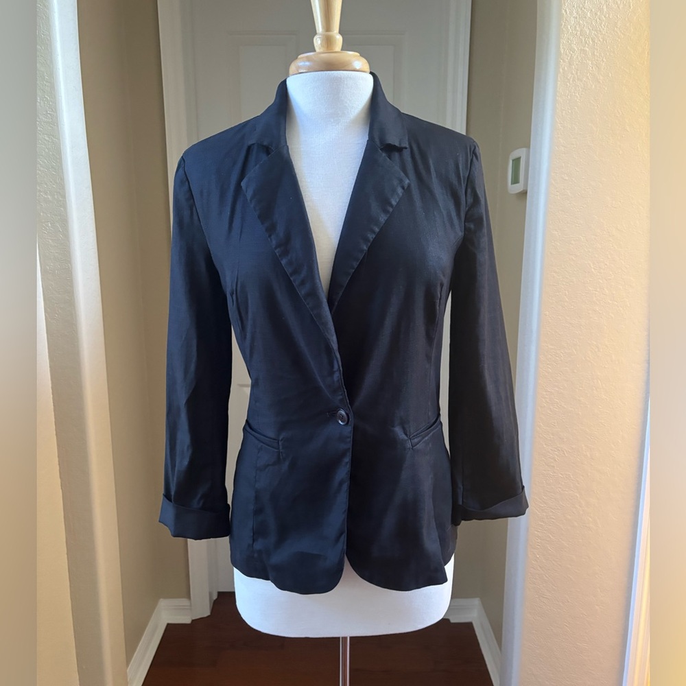 Level 99 Linen Blend Blazer